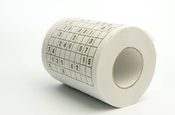 istock Sudoku toilet paper 104791467