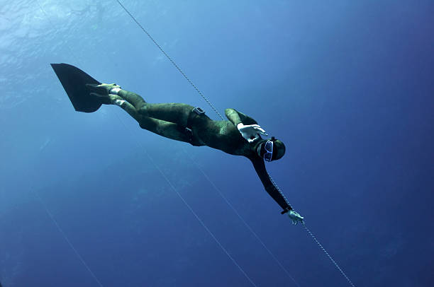istock Freediver shows the OK sign 104791658