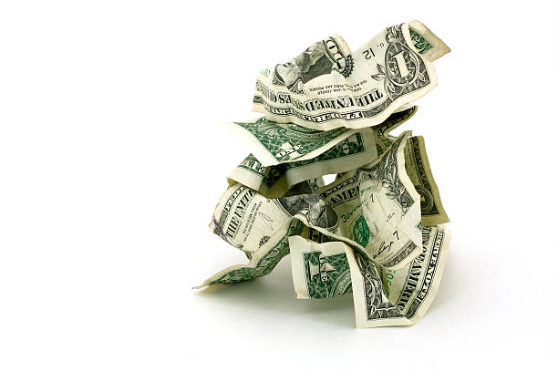 istock Wad of dollar bills 104793951