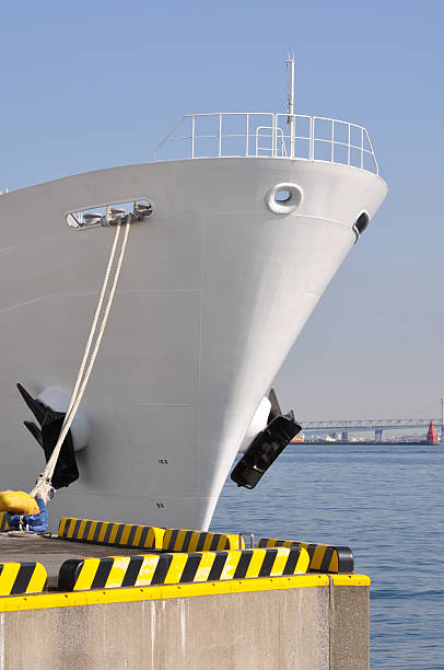 istock Bow of a guard boat 104793971