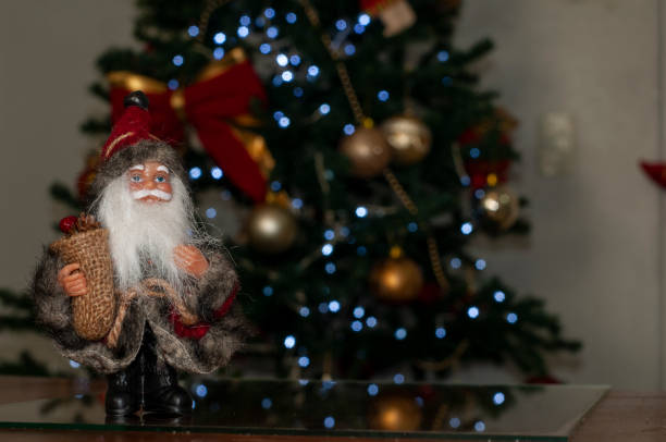 istock santa with blurred background with space for text - christmas 1047964744