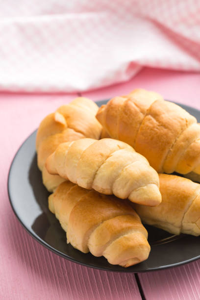 istock Sweet tasty croissants. 1047979548