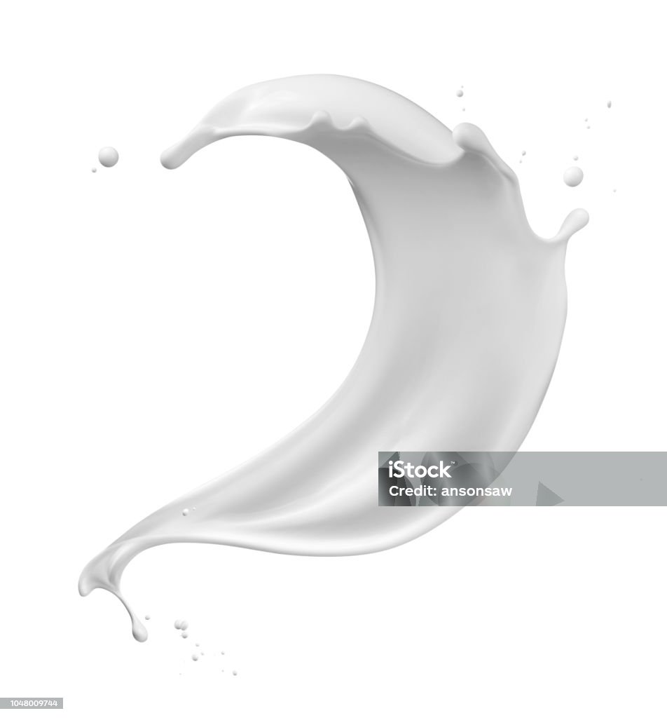 milk splashing milk splash isolated on white background Milk Stock Photo