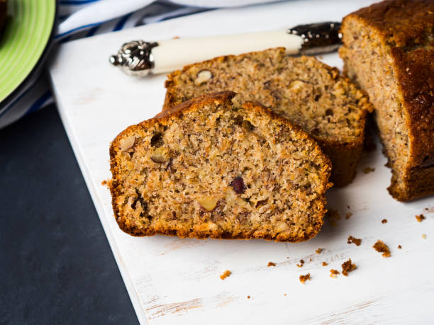 istock Whole grain banana bread for breakfast 1048009894