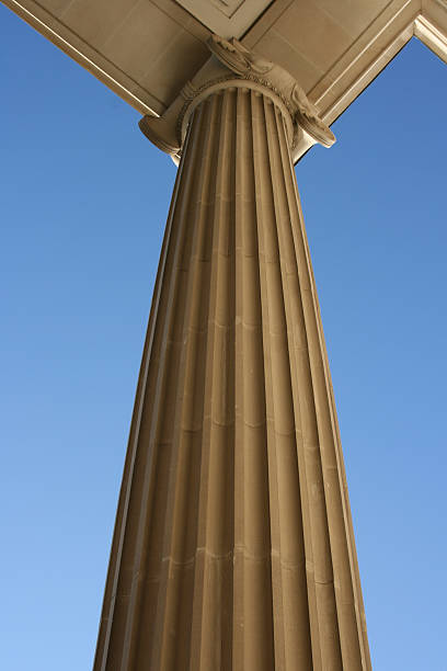 Roman Column stock photo