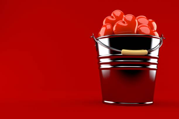 istock Hearts with metal bucket 1048013718