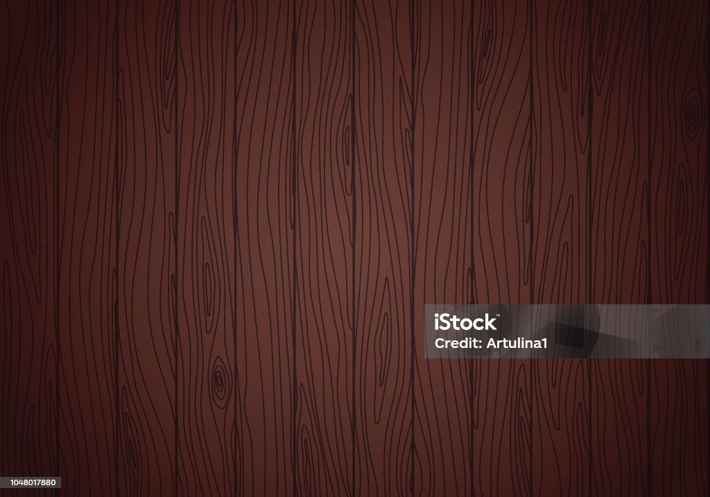Wenge wood vector texture. Grained planks background Backgrounds stock vector