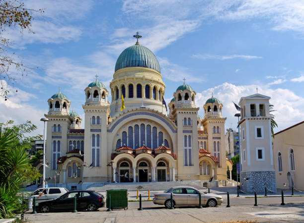 istock Saint Andre church in Greece. 1048036064
