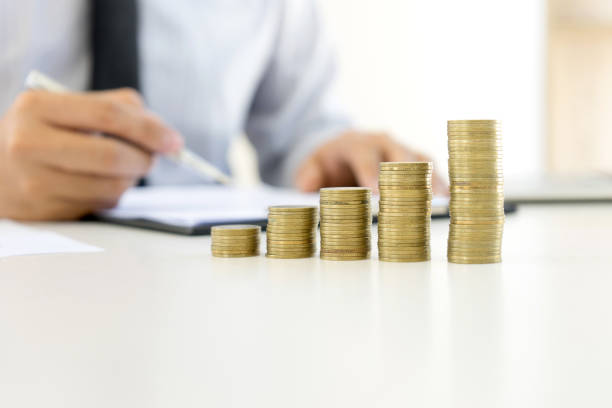 istock Young Business man insurance agent show document contract 1048056684