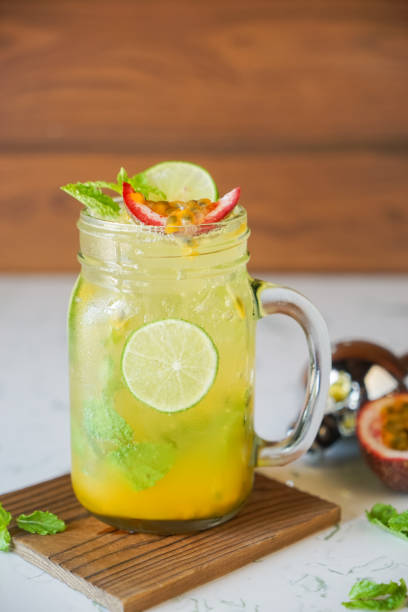 istock One glass of passion fruit 1048060974