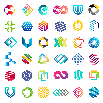 Big vector set of icons design. Unusual icons for business