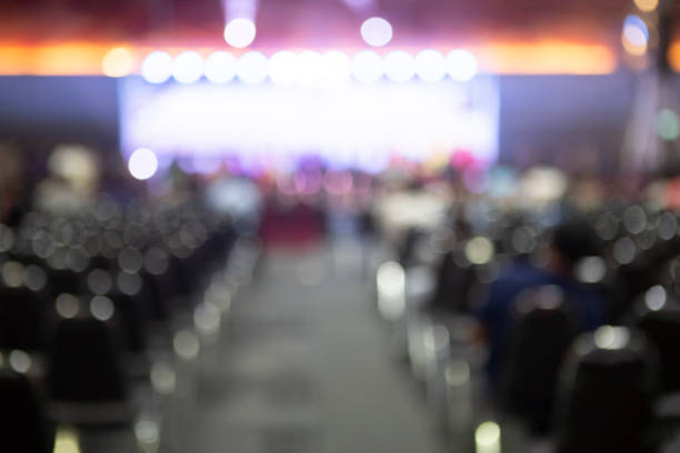 istock Blurred of conference hall. Business background concept. 1048087268