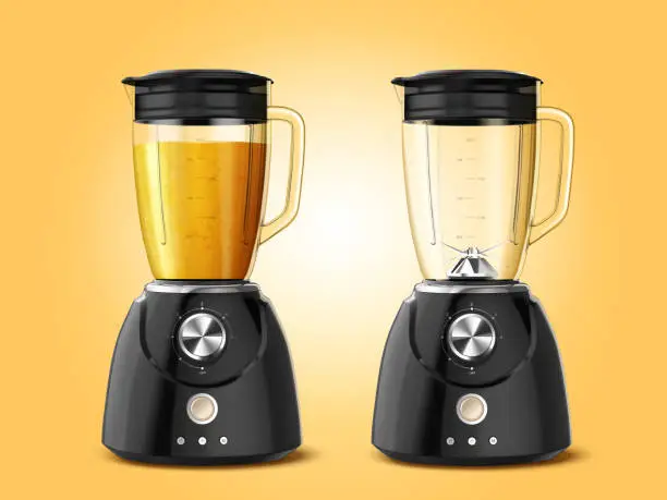 Vector illustration of Set of juicer blender appliances