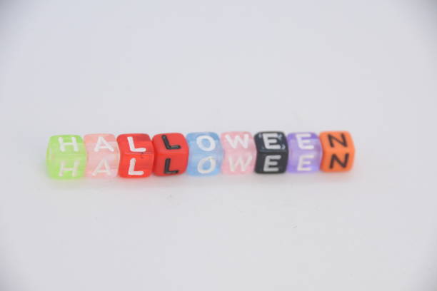 istock Word HALLOWEEN made of letter cubes 1048113016