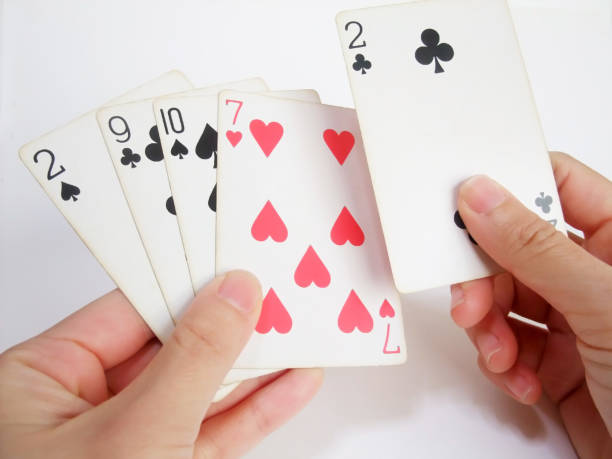 Cards This is cards. hand of cards stock pictures, royalty-free photos & images