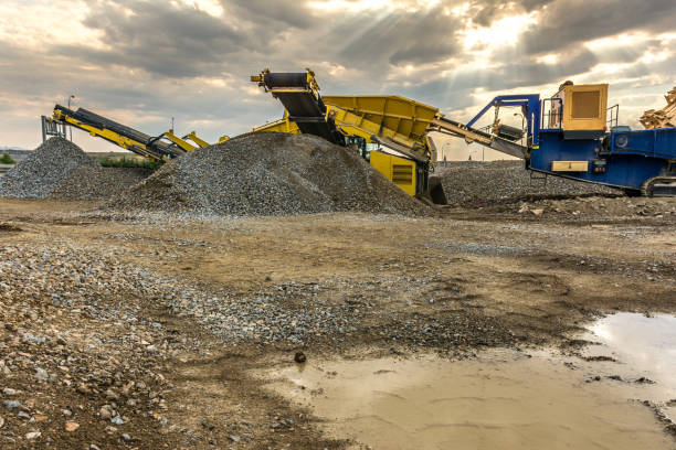 istock Mine of stone and rock extraction 1048129248