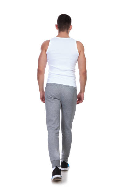 istock back view of young fit man in undershirt stepping 1048131108