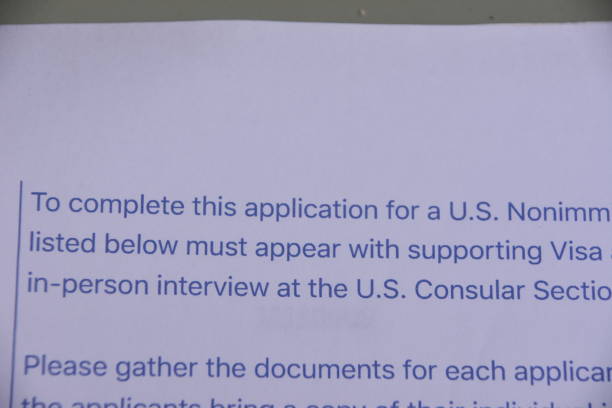 istock An official letter from the US consulate in Jerusalem 1048136394