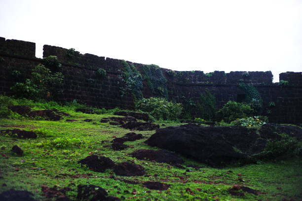 istock Surrounding Wall Chapora Fort, Goa 1048136472