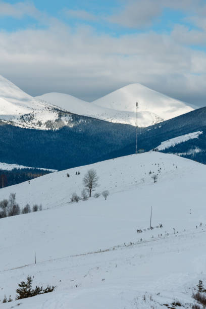 istock Morning winter mountain ridge 1048156530