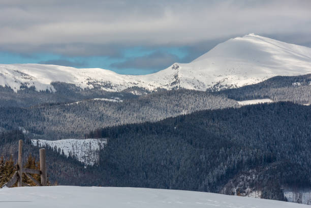 istock Winter snowy Carpathian mountains, Ukraine 1048164732