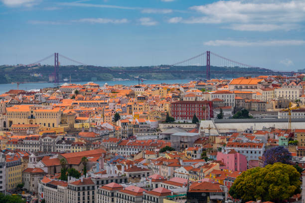 istock Aerial view of Lisbon 1048173140