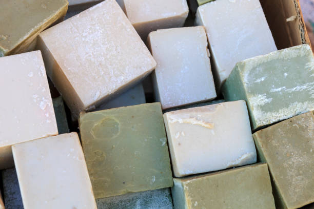 istock Natural soap bars, Sirince 1048177504