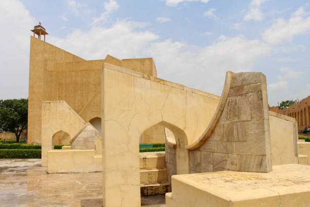 istock Jantar Mantar Observatory in Jaipur, consists of architectural astronomical instruments 1048177636