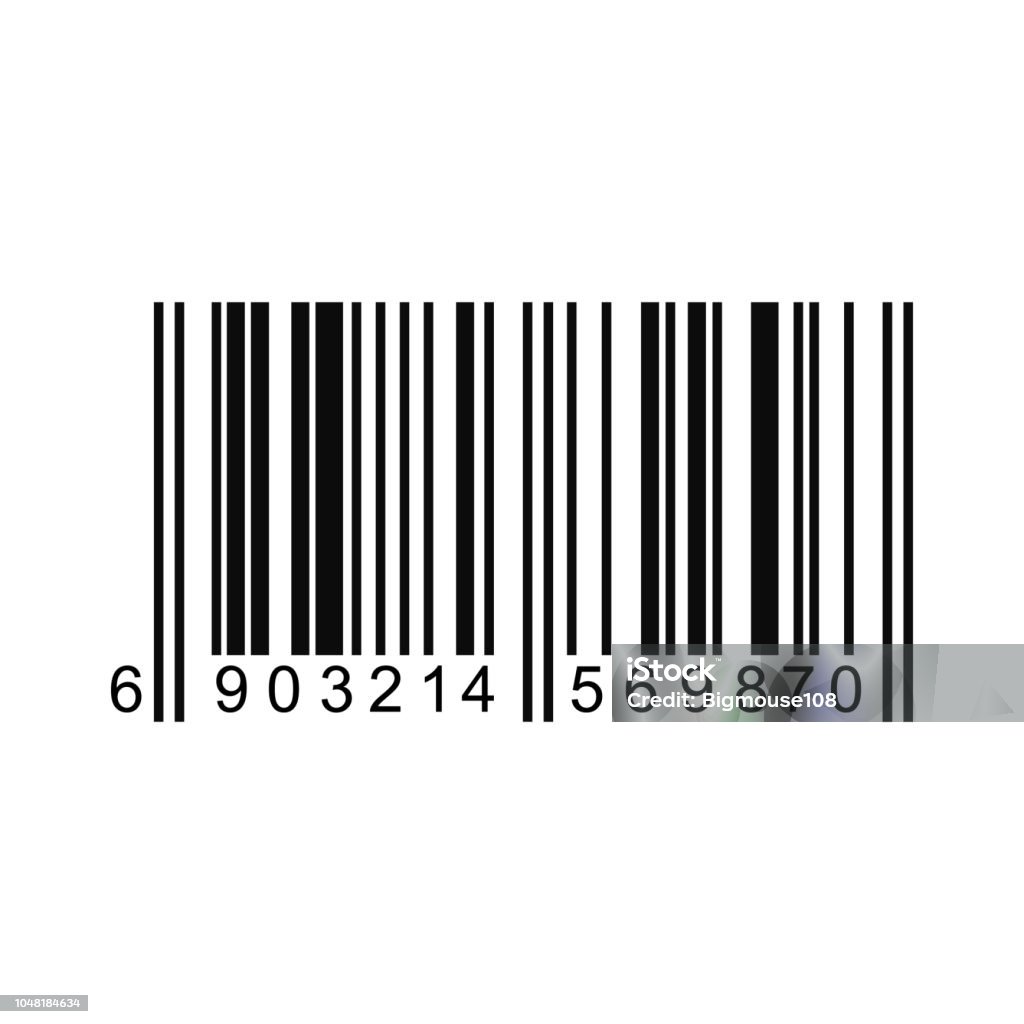 Code Boared Barcode Or Code Isolated On A Background Vector Stock Illustration ...