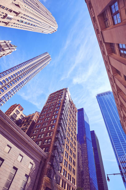 istock Manhattan modern and old skyscrapers, NYC. 1048194090