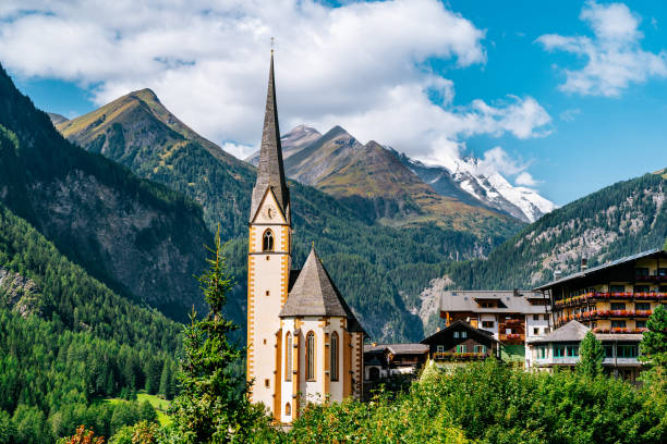 istock Vincent Church and Grossglockner massif 1048202650