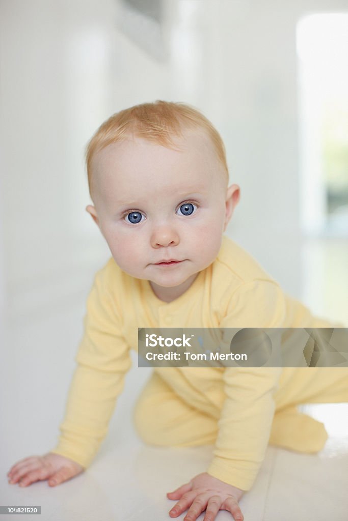 Baby Czołgać się na podłodze - Zbiór zdjęć royalty-free (6 - 11 miesięcy)