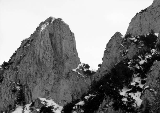istock Rocks of the Piatra Mica (Piatra Craiului National Park, Romania) 1048232074