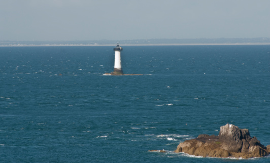 A sea lighthouse near St. Malo
