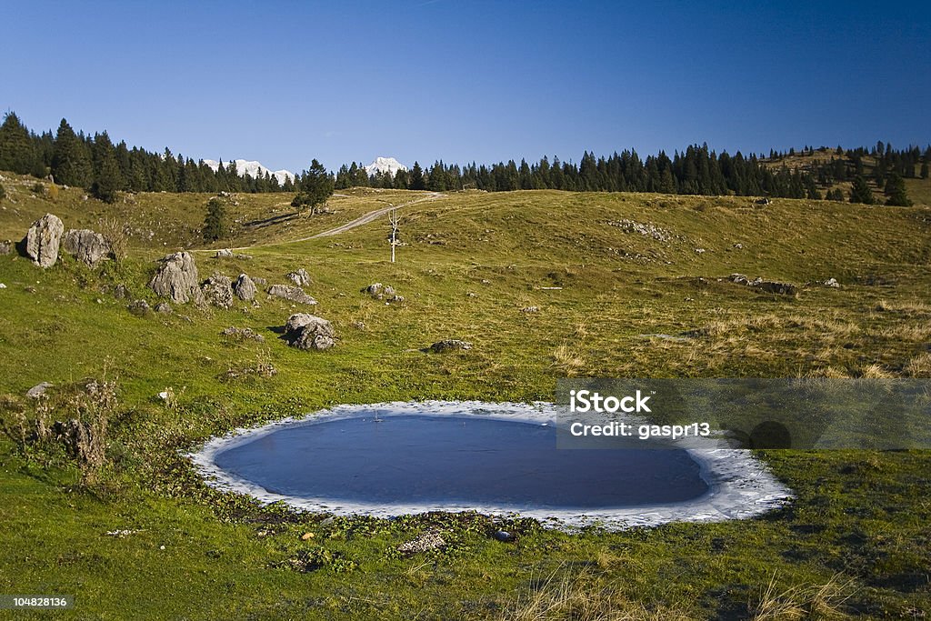 Fresco no limiar de manhã de Alpes - Royalty-free Ao Ar Livre Foto de stock