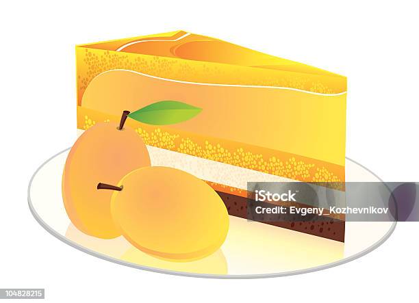 小さなフルーツケーキアプリコットベリー - アプリコットのベクターアート素材や画像を多数ご用意 - アプリコット, イラストレーション, オレンジ色