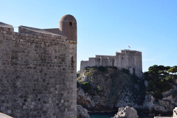 istock Dubrovnik - city walls 1048294592