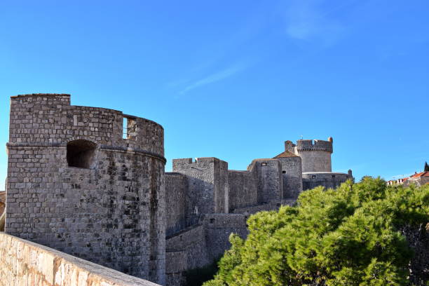 istock Dubrovnik - city walls 1048295740