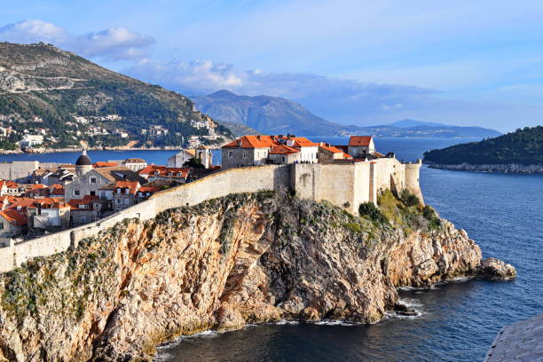 istock Dubrovnik - city walls 1048296662