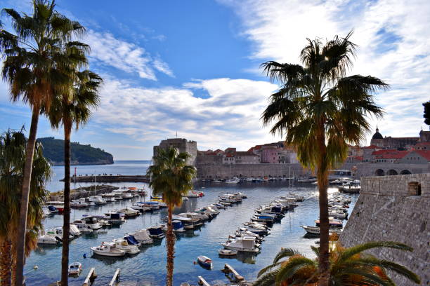 istock Dubrovnik - city walls 1048299328
