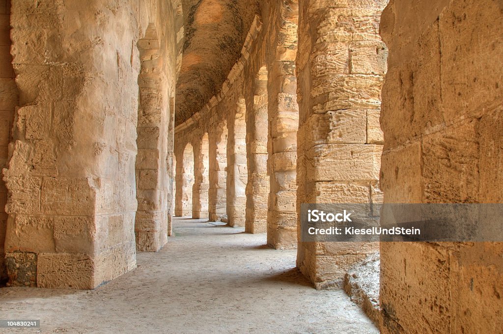 El Djem Colosseo - Foto stock royalty-free di El Djem