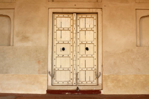istock The vintage doors and windows around Agra Fort. 1048305372