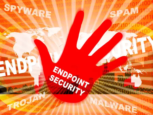 Photo of Endpoint Security Safe System Protection 3d Illustration