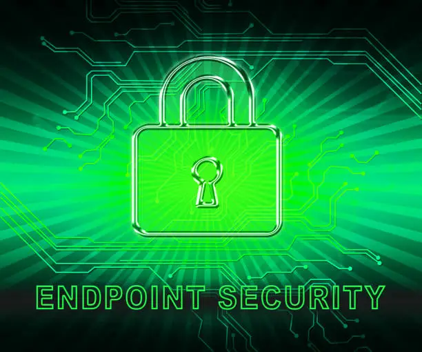 Photo of Endpoint Security Safe System Protection 2d Illustration