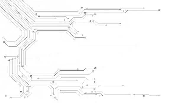 Vector illustration of Circuit Board Technology Copy Space Vector Background.