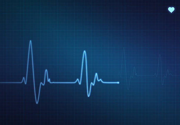 istock Blue monitor showcasing a heartbeat line 104832424