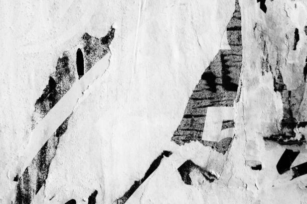 istock Blank white old ripped torn paper crumpled creased posters grunge textures backdrop backgrounds placard 1048326346
