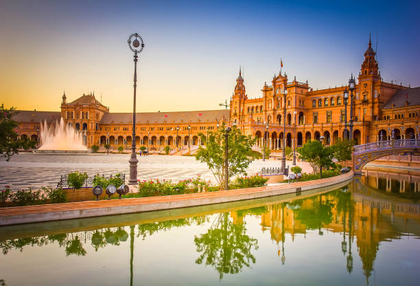istock Square of Spain, Seville, Spain 1048326362