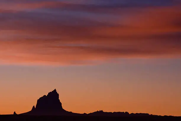 Shiprock is the volcanic neck of a volcano, and is located in the Four Corners area of the Southwest where Colorado, Utah, New Mexico, and Arizona meet and the Navajo tribe is located.