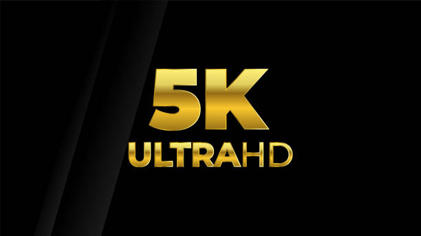 5K Ultra HD symbol Design can be used for a website, mobile application, presentation, corporate identity design, wherever you decide that you need is. Looks good, high quality It is easy to modify. ultra high definition television stock illustrations